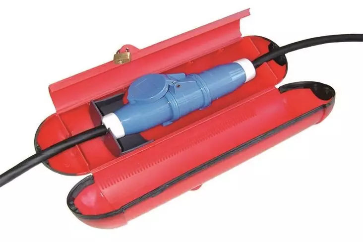 Suojakotelo kaapeli liitoksille Roiskesuojattu IP 44 - CEE tarvikkeet ja johdot - 4600950 - 1