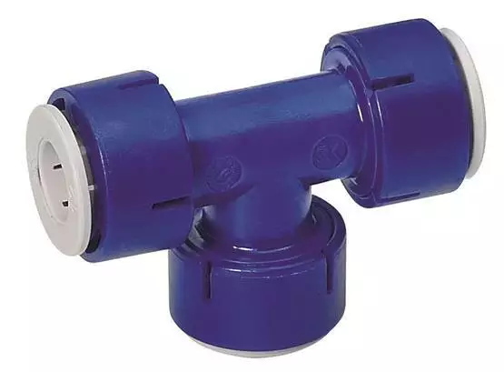 T-liitin Uniquick 12mm putki/putki/putki - Muut vesijärjestelmän osat - 533-8240 - 1