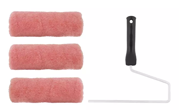 Telasetti Roosa 250 mm 4-osaa - Telarullat ja sarjat - CE84183550 - 1