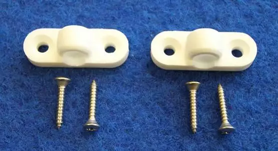 Teltan seinäkiinnike 2kpl ja ruuvit poikittainen silmukka - Telttojen lisävarusteet ja tarvikkeet - 5402050 - 1