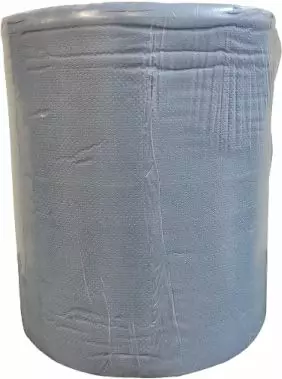 2-KERROKSINEN, SININEN TEOLLISUUSPYYHE RULLA, 36 X 37 CM, 400M - Liinat ja rätit - 37-PT410 - 1