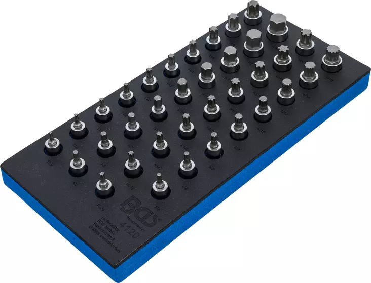 Teräpalasarja 1/2" kuusioko TT - Työkalumoduulit työkaluvaunuihin - BGS4120 - 1