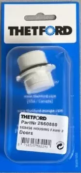 Thetford lukkosylinterin runko, luukut D3-6 FF2, valkoinen RAL 9010 - Thetford huoltoluukut - 2660880 - 1