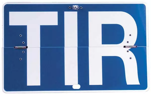TIR-Kilpi Alastaittuva - Tarrat, kilvet ja varoitusmerkit - 792-10600 - 1