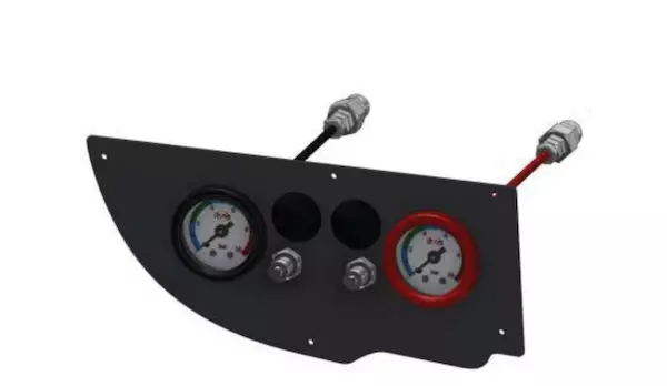 Top Drive System analoginen painemittari - Lisäilmajouset asuntoautoon - 80700010 - 1