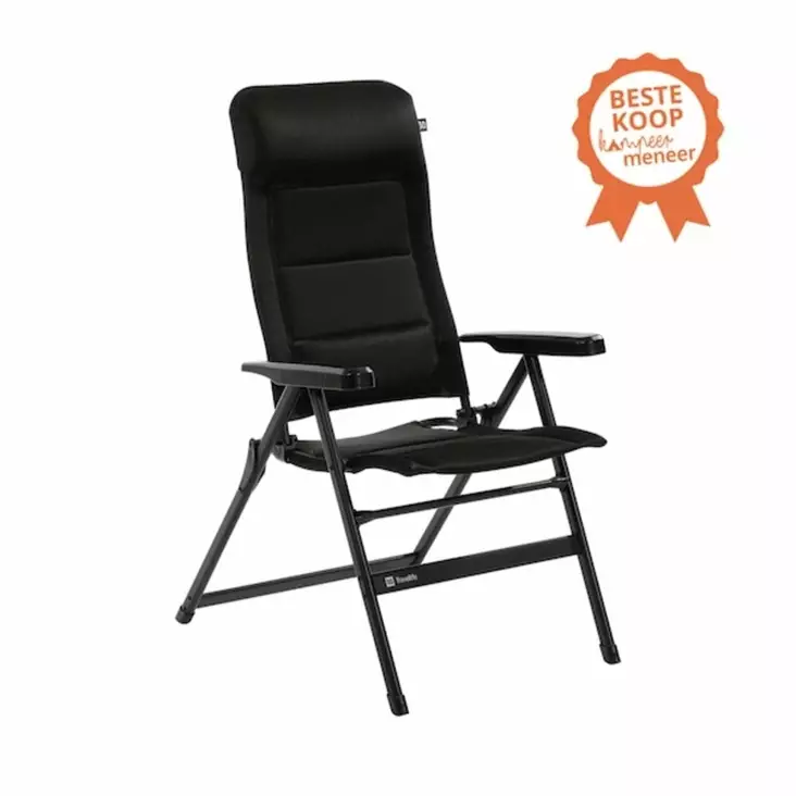Travellife Barletta comfort tuoli L, musta - Retkituolit - 2130020 - 1