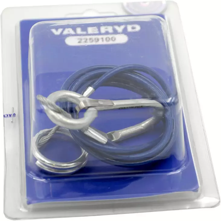 Turvavaijeri 1000 mm Jarrullisia peräkärryjä varten - Vetopää ja -koukku tarvikkeet - 125-2259100 - 1