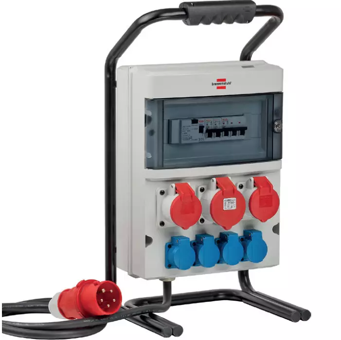 Työmaakeskus 400V 32A sisääntulo - Sähkökelat ja johdot - 298-1154900 - 1