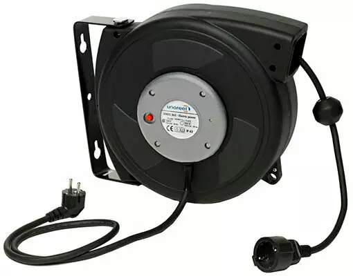 Unoreel Johtokela 10 m Seinäkiinnitys - Sähkökelat ja johdot - 297-3621200 - 1