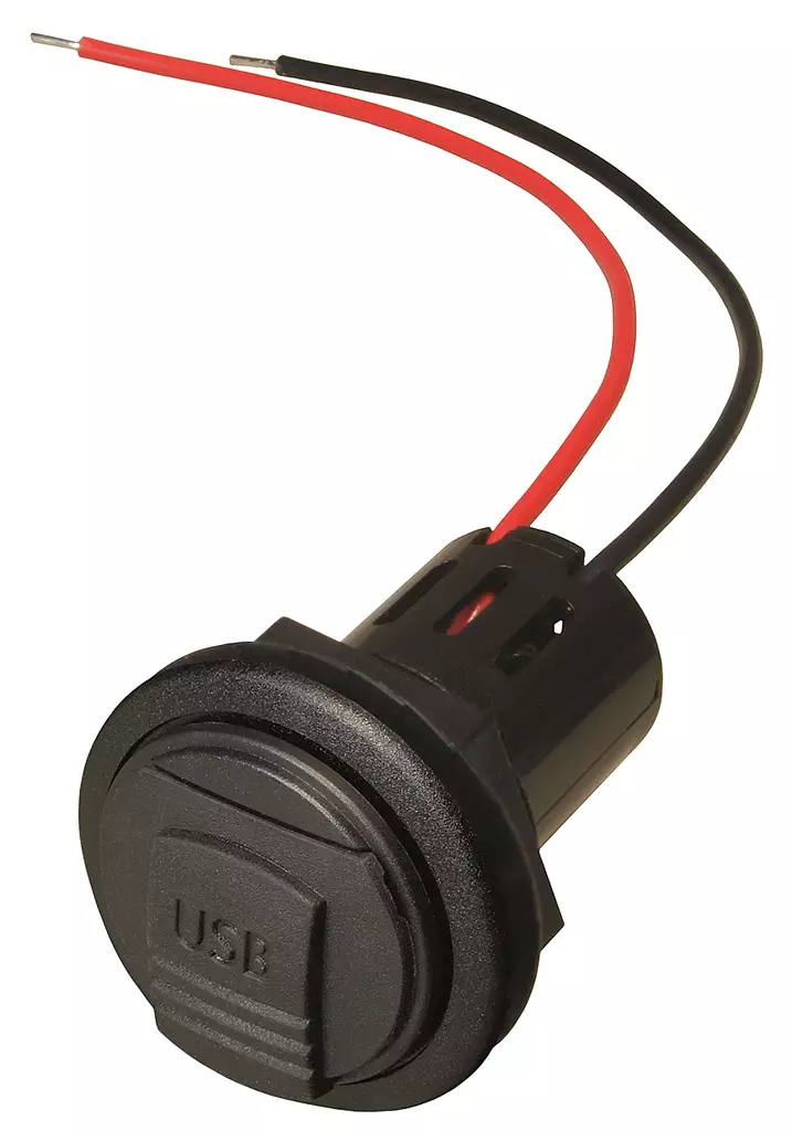 USB virtarasia,12/24V 2x2,5A - Rasiat ja liittimet autoon - MW67321100 - 1