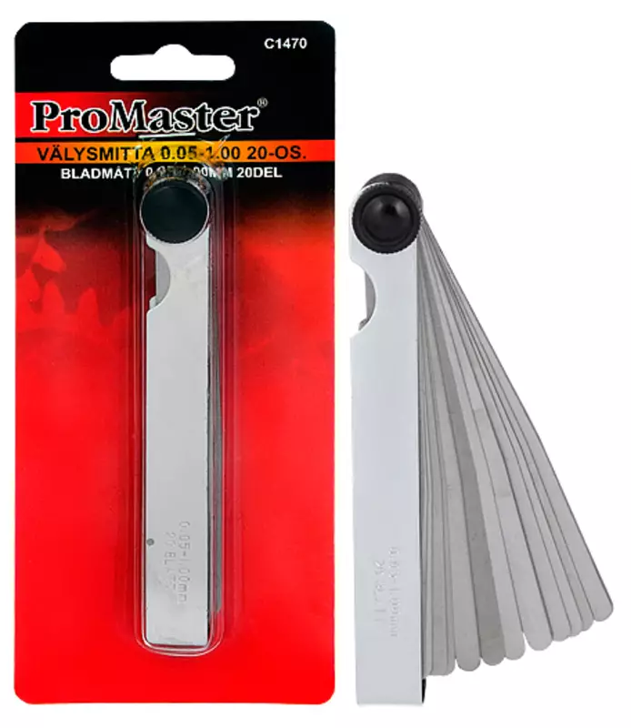 Välysmitta 0.05-1.00 20-Os. - Mitat - C1470 - 1