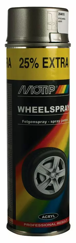 Vannemaali Teräs Spray 500 ml Motip - Vannemaalit - 104-04010 - 1