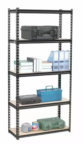 Varastohylly 4 Tasoa 900x430x1828 mm Harmaa - Hyllyt ja kaapit - 699-H900 - 1