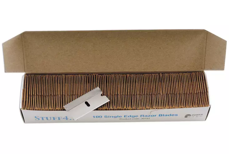 Varaterät Teräs 100kpl 92367 Kaapimeen - Puukot, veitset ja kaapimet - 258-91430 - 1