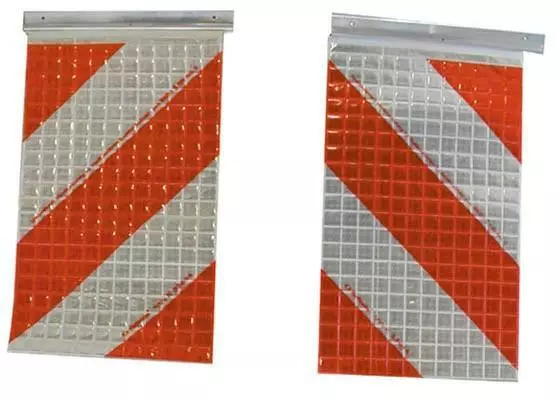 Varoituslippusarja Takalaitanostin 26X44 - Tarrat, kilvet ja varoitusmerkit - 792-30000 - 1