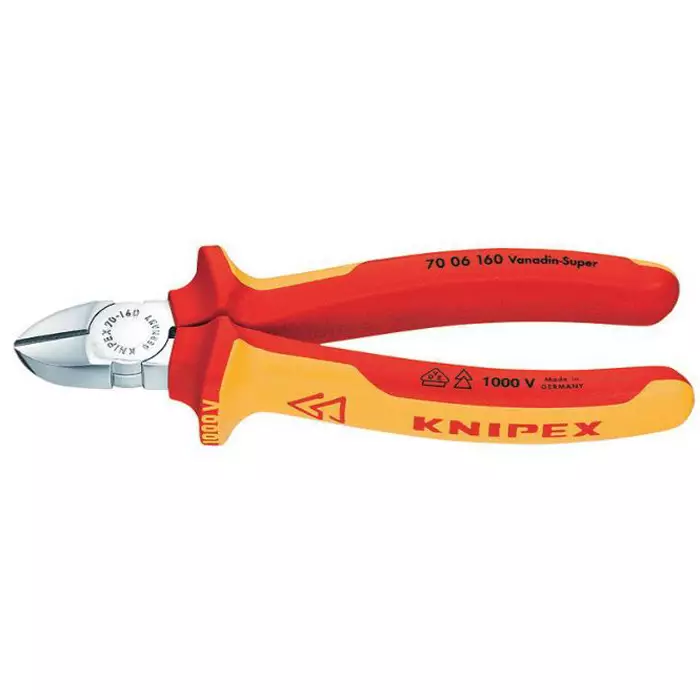 VDE Sivuleikkurit Knipex 160 mm - Sivuleikkurit - 265-7006-160 - 1