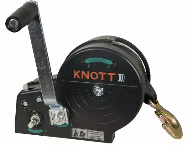 Vinssi Liinalla 450 kg Knott Liina 7 m - Liinavinssit - 124-450 - 1