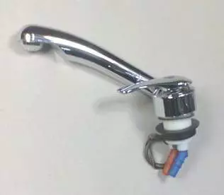 Vipusekoitushana Twist kromi kierre 33mm 5611200009 - Hanat ja suihkutarvikkeet - 575-040030 - 1