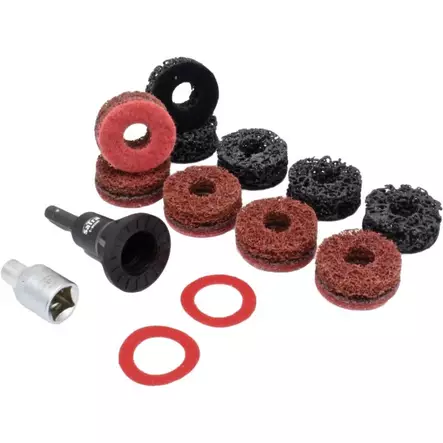 Asta 8mm hex / 1/2" hiomalaikkasarja NAVALLE 40MM 14 OSAA - Napa- ja laakerityökalut - ASTS-90281 - 1