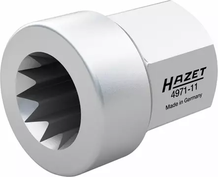 Hazet 4971-11 hylsy Knorr-Bremse jarrusatulalle 11-kulma 15mm - Raskaskalusto työkalut - HAZ4971-11 - 1