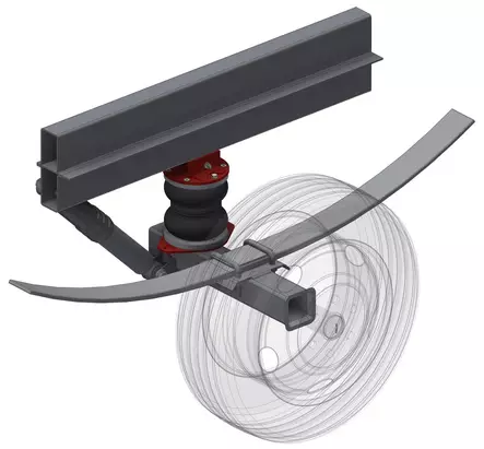 Ilmajousisarja Top Drive System Reinforced 8 TDS Ford Transi - Lisäilmajouset asuntoautoon - 40800391 - 1