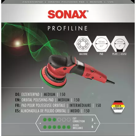 Kiillotuskoneen laikka epäkeskokoneille ø150 mm - Auton Pesuvälineet - SO498641 - 1