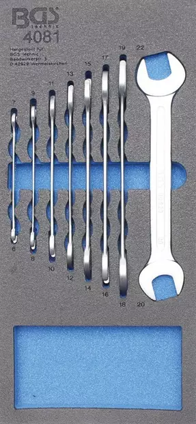 Kiintoavaimet 6 - 22 mm TT - Työkalumoduulit työkaluvaunuihin - BGS4081 - 1