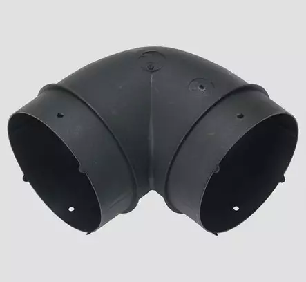 Kulmakappale 65/72mm musta BG Truma - Ilmakeskuslämmityksen asennustarvikkeet - 40740-01 - 1