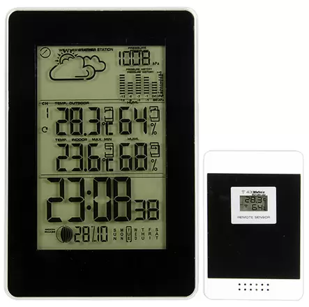 Langaton Sääasema Sisä/Ulko - Lämpömittarit - EC2051 - 1