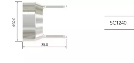 PLASMA OHJURI P120- 2 SAKARAA 1 KPL - Plasmaleikkurien kulutusosat - WA66101 - 1