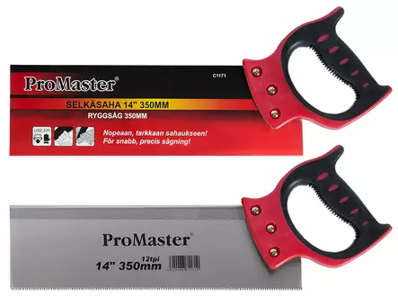 Selkäsaha 14" 350mm - Käsisahat - C1171 - 1