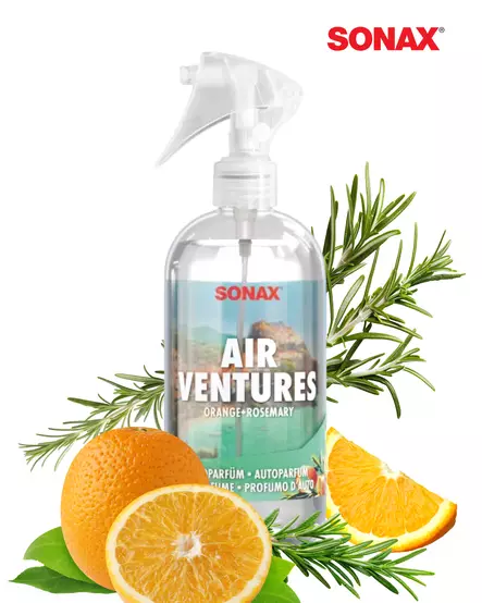 SONAX Ilmanraikastinspray Orange + Rosemary - Autotuoksut ja -hajusteet - SO594141 - 2