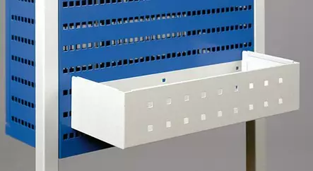 Treston Kaukalo Reikälevyyn 410X155X90 mm - Kannattimet reikälevyyn - 268-854041 - 1