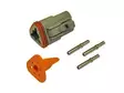 Deutsch DT Liitin / Pistoke 3-pin. Naaras 0.5-1.5mm² - Deutsch-liittimet - 1605-N8K051 - 1