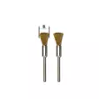 Messinkinen harjasivellin, Ø 8 mm 2 kpl - Proxxon timantti, kiillotus ja puhdistus - 28961 - 1