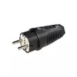 Pistotulppa maadoitettu kumia PCE IP54 16A - Sähkökelat ja johdot - 7921 - 1