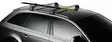 Thule SkiClick suksiteline 7291 seinään tai Thule kattotelineeseen - Suksitelineet autoon - TH7291 - 2