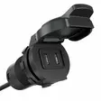 USB-C kaksoispistoke uppoasennus 10W - AquaAmp puhelintelineet ja laturit - AQD01CC-1 - 1