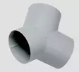 Y-kappale 65/72mm harmaa 65(72)/65(72)/65(72)mm - Ilmakeskuslämmityksen asennustarvikkeet - 40192-01 - 1
