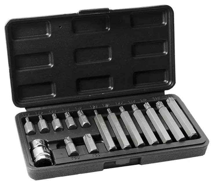 15 osainen TORX-Kärkisarja 1/2" vääntiöllä - Räikät ja vääntimet - C3361 - 2