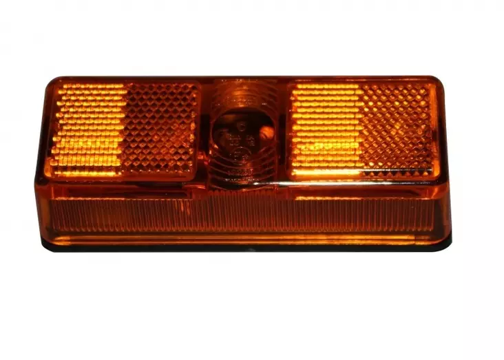 Aspöck sivuvalo keltainen Sivuäärivalo Aspöck ruuvikiinnitys - Äärivalot - 0900791 - 1