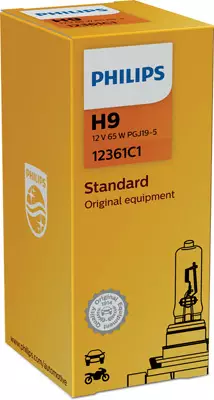 Autolamppu Philips H9 12V 65W PGJ19-5 - Auton polttimot - 100-12361 - 1