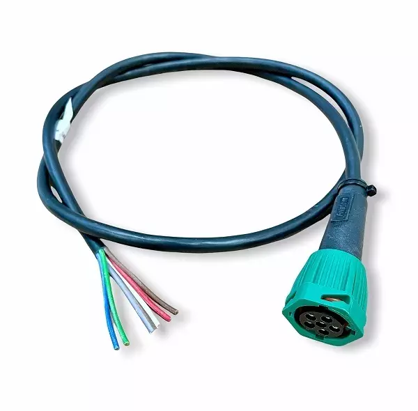 Bajonet liitin 6-nap oikea/vasen 1M-johto Bajonet liitin 6-nap vihreä - Peräkärryn rasiat ja pistokkeet - 403081 - 1