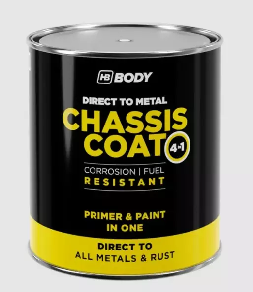 Body Chassis Coat runkoväri musta RAL9005 750ml - Pohjamaalit - 4100200001 - 1