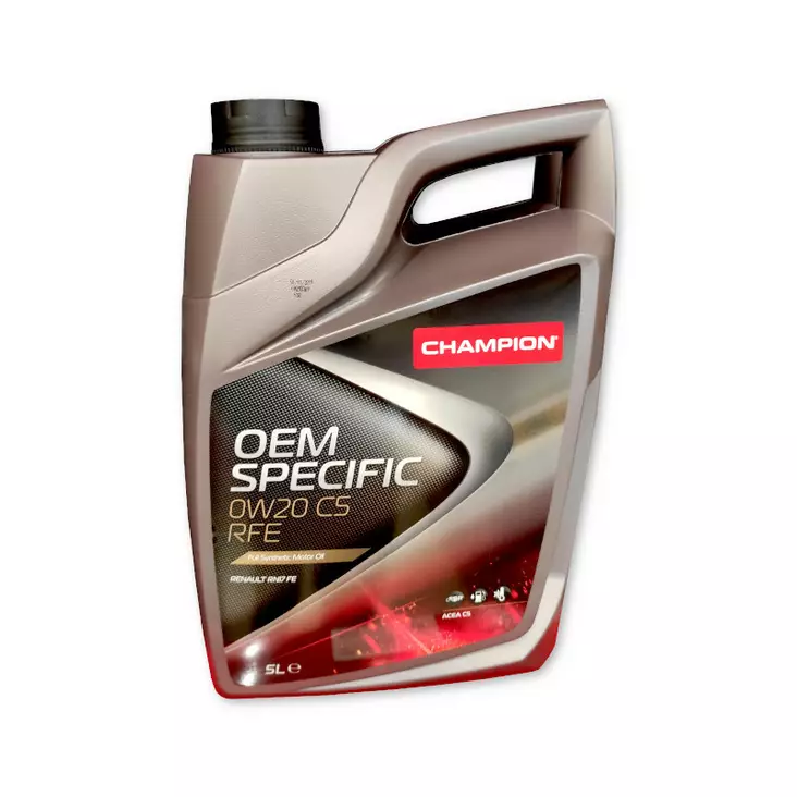 Champion OEM Specific 0W20 C5 RFE 5L - Moottoriöljyt - 1042491 - 1