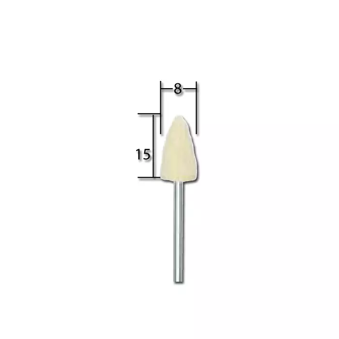 Huopapuikko, Ø 8,0 mm - Proxxon timantti, kiillotus ja puhdistus - 28801 - 1