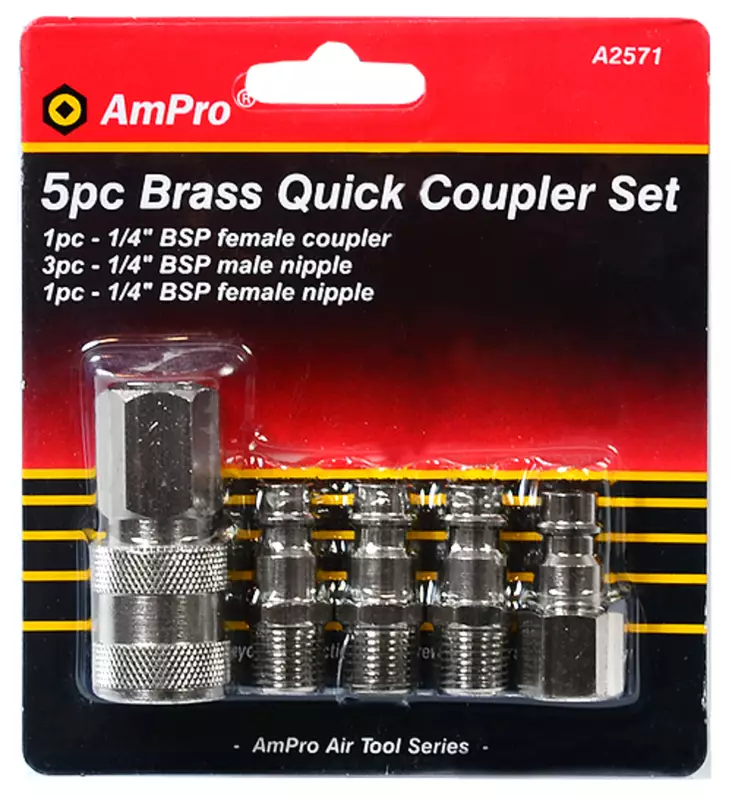 Ilmaliitinsarja 5-osaa - Muut paineilmakoneet ja tarvikkeet - A2571 - 2