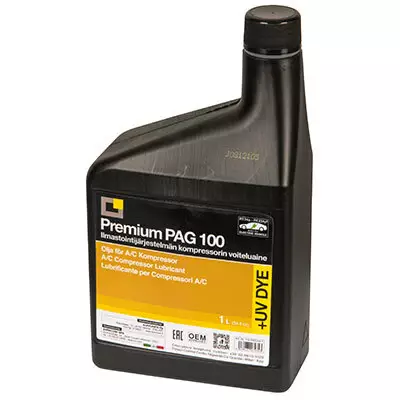 Ilmastointijärjestelmän voiteluaine, PAG 100 1L - Auton ilmastoinnin huoltoaineet - 118-PAG100-1 - 1