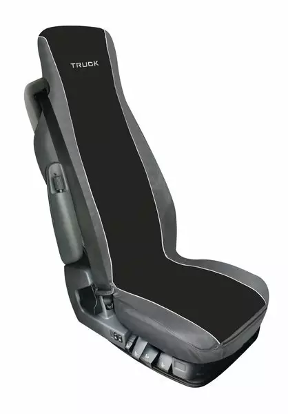 Istuinsuoja Elisa 1 kpl Musta/Harmaa Kuorma-autoon - Istuinpäälliset - 925-98001 - 1