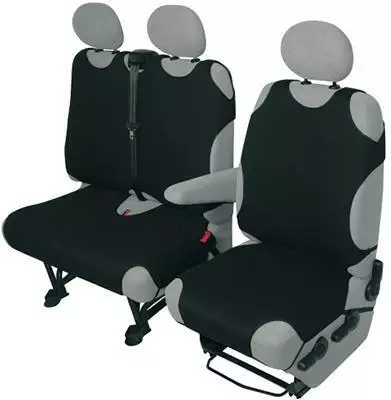 Istuinsuojasarja Pakettiautoille Musta - Istuinpäälliset - 942-V1 - 1